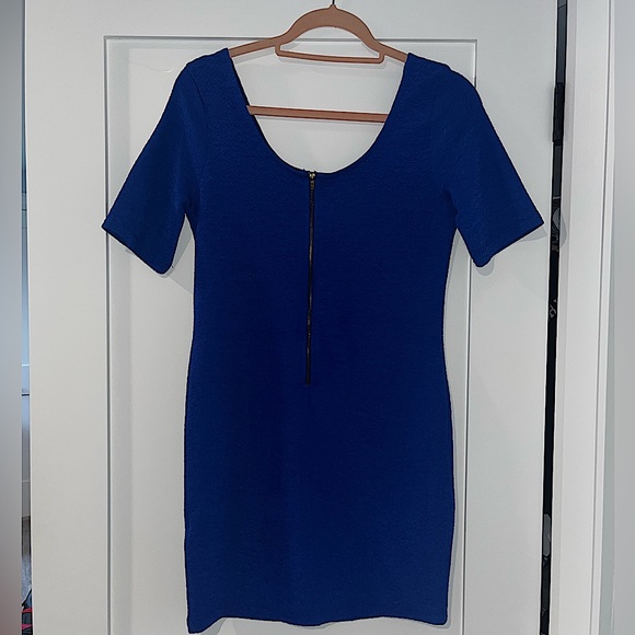 Blue bodycon dress - Picture 1 of 4
